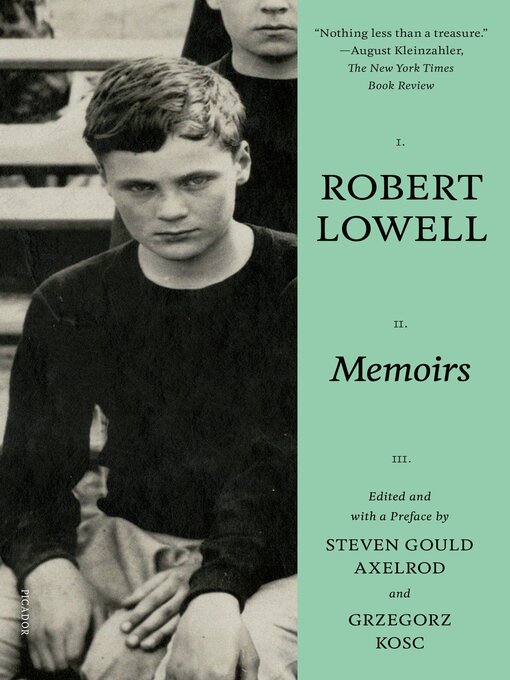 Title details for Memoirs by Robert Lowell - Wait list